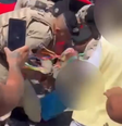 O flanelinha teria resistido à abordagem policial  Foto: Reprodução/Redes Sociais
