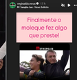 Reginaldo Veras 'ataca' Nikolas Ferreira por meio das redes sociais  Foto: Reprodução/reginaldo.veras/Instagram | Câmara dos Deputados