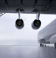 Imagem conceitual gerada por computador do design da aeronave  Foto: Radia / BBC News Brasil