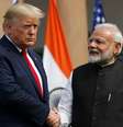 Trump com o premiê indiano, Narendra Modi [foto de 2020]  Foto: DW / Deutsche Welle