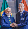 Lula e Alexander Van der Bellen, presidente da Áustria  Foto: Divulgação/PR/Ricardo Stuckert