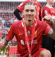 Darwin Núñez, do Liverpool, está cotado para assinar com o Napoli (Foto: Reprodução/Liverpool)  Foto: Darwin Núñez, do Liverpool, está cotado para assinar com o Napoli ( Reprodução/Liverpool) / Gávea News