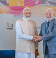 O presidente Lula telefonou para o Primeiro-Ministro da Índia, Narendra Modi, nesta quinta-feira, 7. Na foto, de 21/05/2023, os dois aparecem em encontro no Japão.  Foto: Imagem de arquivo/Divulgação/Ricardo Stuckert/PR