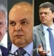 Ronaldo Caiado, Ibanes Rocha, Tarcísio de Freitas e Ratinho Jr  Foto: Agência Brasil 