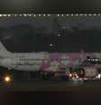Avião da Azul fez pouso de emergência após ameaça de bomba.  Foto: TV Globo/Reprodução