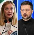 Meloni assinou comunicado conjunto sobre apoio a Zelensky  Foto: ANSA / Ansa - Brasil