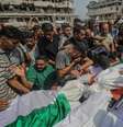 Funeral de jornalistas assassinados por Israel na Faixa de Gaza  Foto: ANSA / Ansa - Brasil