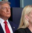 Trump colocou a polícia de Washington sob controle federal, comandada agora por Pam Bondi  Foto: Yuri Gripas/EPA / BBC News Brasil