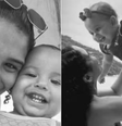 Gabrielly Simões Silva, de 21, e Jade Caroline Simões Martins, de um ano, foram mortas pelo marido e pai, em Santos   Foto: Reprodução/Redes Sociais