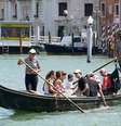 Gôndola utilizada para atravessar o Canal Grande, no centro histórico de Veneza  Foto: ANSA / Ansa - Brasil