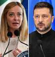 Meloni entre Trump e Zelensky  Foto: ANSA / Ansa - Brasil