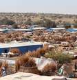 Campo de refugiados de Ourang, em Adré, em dezembro de 2023, onde vivem refugiados que fugiram do conflito no Sudão. (Imagem ilustrativa)  Foto: AFP - DENIS SASSOU GUEIPEUR / RFI