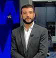 Matheus Ribeiro no estúdio do Lig Digital, canal de notícias criado pelo apresentador  Foto: Reprodução/YouTube