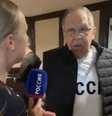 Sergei Lavrov em chegada a hotel no Alasca  Foto: Reprodução/Redes sociais
