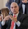 O ministro do STF Alexandre de Morares, punido pelos Estados Unidos com a Lei Magnitsky.  Foto: Rosinei Coutinho/STF