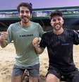 Gabriel Santos de preto à direita   Foto: Divulgação / Esporte News Mundo