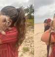 O cachorro de uma das mulheres mortas em Ilhéus, no sul da Bahia  Foto: Reprodução/Instagram/@Ozitv