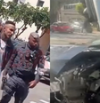 Vídeo: Gato Preto é preso horas após grave acidente de carro em SP; namorado de Bia foi levado algemado por policiais.  Foto: Reprodução, Portal Leo Dias/Redes Sociais / Purepeople