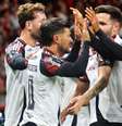 Jogadores do Flamengo comemoram gol contra o Internacional  Foto: DONALDO HADLICH/CÓDIGO19/ESTADÃO CONTEÚDO