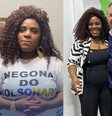 Vanessa da Silva Oliveira, 43, é conhecida nas redes sociais pelo apelido 'Negona do Bolsonaro', citado pela PF em relatório final para o indiciamento de Jair Bolsonaro (PL)  Foto: Reprodução/Redes Sociais