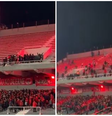 Cenas de barbárie em Avellaneda, no jogo entre Independiente e Universidad de Chile, pela Copa Sul-Americana  Foto: Reprodução/X/@xalertnow
