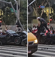 Vídeo mostra Gato Preto agressivo com a vítima e em cima de Porsche após acidente em SP; veja  Foto: Reprodução/Instagram