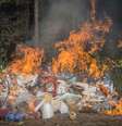 Pouco mais da metade dos domícilios em zonas rurais queimam o próprio lixo  Foto: rogkov/GettyImages