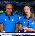 Comentaristas choram com medalha brasileira  Foto: Reprodução/Sportv