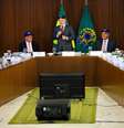 Presidente Lula em reunião ministerial nesta terça-feira, 26  Foto: Wilton Junior/Estadão / Estadão