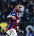 Jean Lucas, do Bahia, em ação contra o Corinthians na Neo Química Arena.   Foto: Letícia Martins/EC Bahia