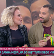 Ana Maria Braga e Gil do Vigor no Mais Você  Foto: Reprodução | Globoplay
