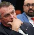 Jair Bolsonaro acompanhando julgamento de denúncia da PGR no STF.  Foto: Antonio Augusto/STF / Portal de Prefeitura