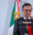 Secretário de Economia do México, Marcelo Ebrard, durante coletiva de imprensa, na Cidade do México
11/06/2025
REUTERS/Raquel Cunha  Foto: Reuters