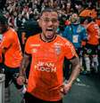 Igor Silva comemora título pelo Lorient  Foto: Divulgação/Lorient