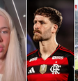 Karoline Lima defende Léo Pereira sobre polêmica judicial e diz que ex do jogador é um ‘desserviço’  Foto: Reprodução/Instagram