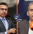 Deputado Alberto Feitosa critica parlamentar petista por chamar pastores de aliciadores.  Foto: Fotos: Divulgação e Bruno Vila Nova/Portal de Prefeitura / Portal de Prefeitura