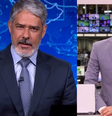 William Bonner deixa bancada do 'Jornal Nacional' e passa bastão para César Tralli  Foto: Reprodução/Rede Globo