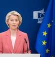 Avião que transportava a presidente da Comissão Europeia, Ursula von der Leyen, teve os serviços de navegação GPS desativados  Foto: Thierry Monasse/Getty Images