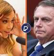 Erika Hilton e Bolsonaro.  Foto: Arte: Portal de Prefeitura / Portal de Prefeitura