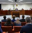 A Primeira Turma do Supremo Tribunal Federal (STF) julga a ação penal contra o ex-presidente Jair Bolsonaro e outros sete réus pela tentativa de golpe de Estado em 2022   Foto: Gustavo Moreno/STF