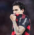 Pedro fez um hat-trick em goleada sobre o Vitória –  Foto: Gilvan de Souza/Flamengo / Jogada10