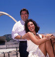 Faustão e Magda Colares foram casados entre 1990 e 2000  Foto: Marcelo Régua 