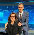 César Tralli passa a formar dupla com Renata Vasconcellos na bancada do 'Jornal Nacional'  Foto: Reprodução/Facebook