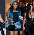 Kim Kardashian é alvo de críticas após filha de 12 anos aparecer com um piercing novo  Foto: Reprodução/BACKGRID via People
