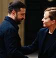 A premiê da Itália, Giorgia Meloni, com o presidente ucraniano, Volodymyr Zelensky  Foto: ANSA / Ansa - Brasil