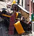 Um brasileiro está entre os feridos no descarrilamento do Elevador da Glória, que deixou ao menos 16 mortos na quarta-feira  Foto: Reuters / BBC News Brasil