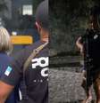 'Barbiezinha de Bangu' exibia armas nas redes sociais  Foto: Montagem/Divulgação/Polícia Civil/Reprodução/EuMoroEmBangu/Facebook
