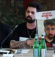 Parentes de reféns israelenses em Roma 8/4/2024  Foto: REUTERS/Guglielmo Mangiapane