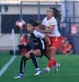 Carol Tavares, jogadoras das Bragantinas.   Foto: Fernando Roberto/Red Bull Bragantino / Esporte News Mundo