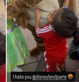 Jogador da Seleção aponta racismo após filho ser ignorado por personagem na Disney de Paris  Foto: Reprodução/Instagram